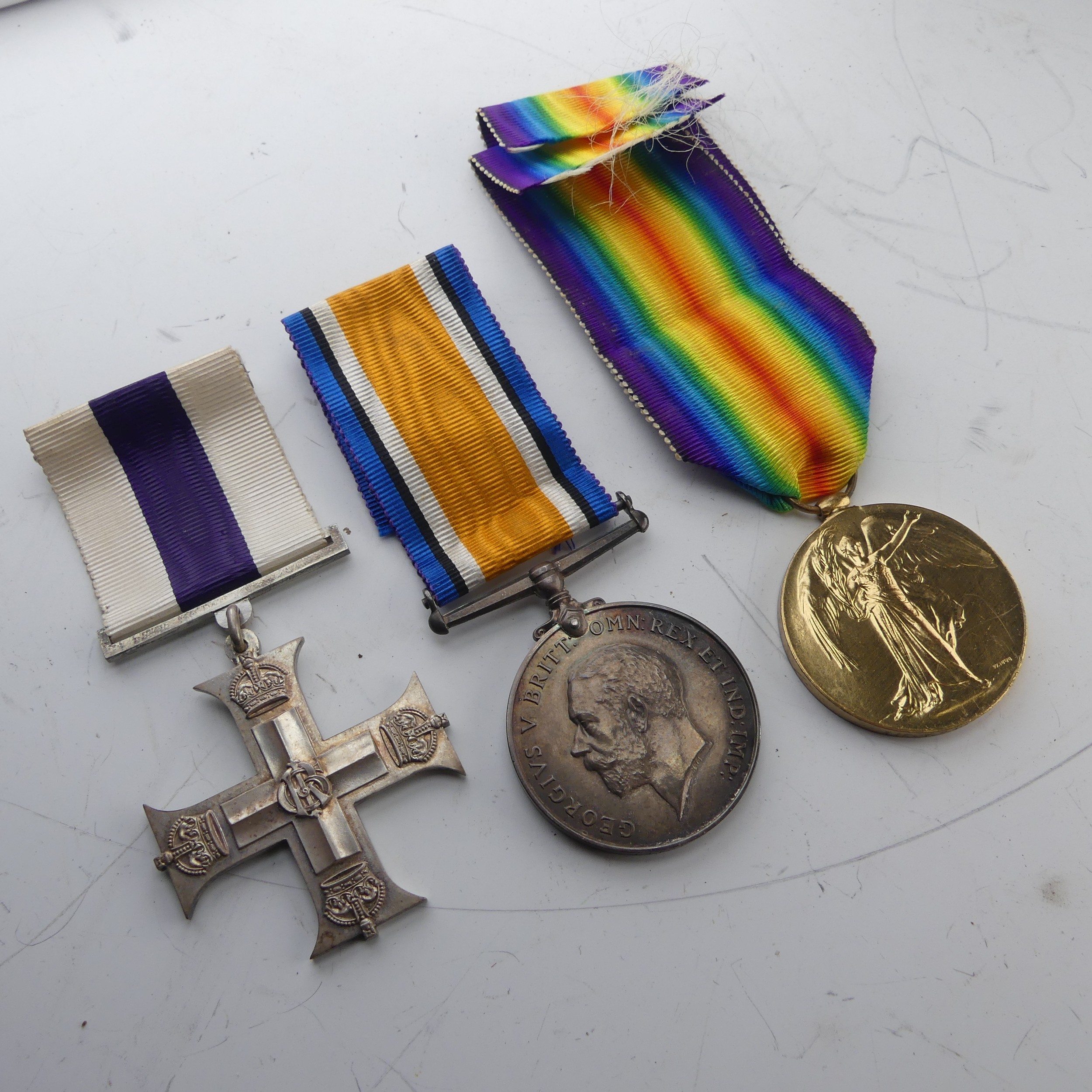 A WW1 Military Cross Group of Three, awarded to Lieutenant Samuel Mayor, The Loyal North - Image 5 of 13