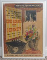 Kind Hearts and Coronets (1949) Poster, British, printed by Graphic Reproductions Ltd., with logo