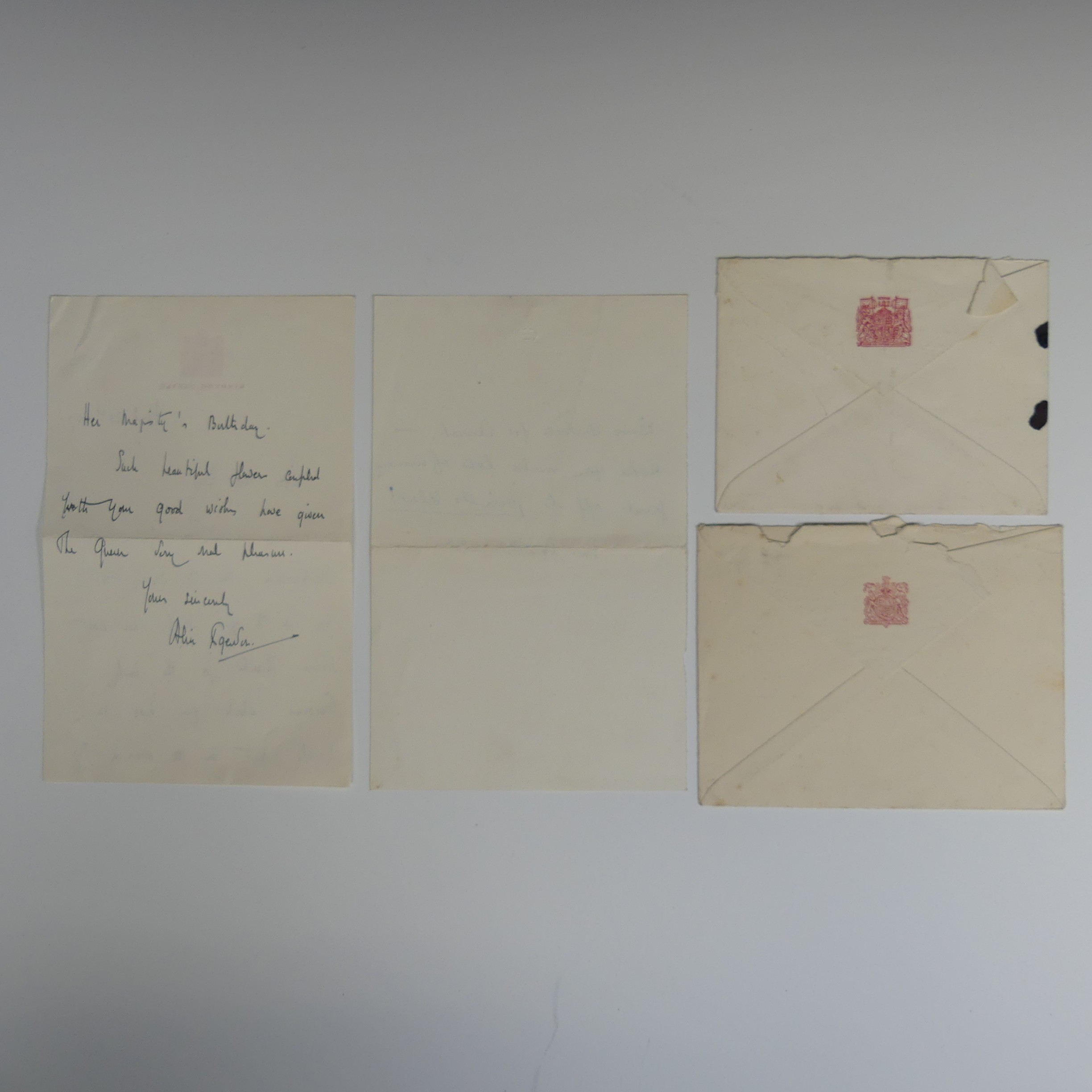 A collection of Letters and Royal Ephemera relating to Kate Day, Milliner to Her Majesty in the - Image 4 of 8