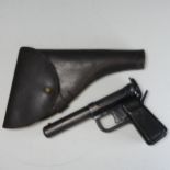 A .177 Accles & Shelvoke 'Acvoke' Air Pistol, no visible serial number, circa 1955, with makers