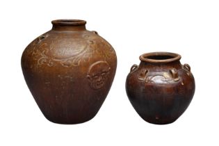 TWO CHINESE CERAMIC JARS