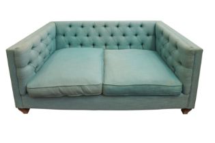 A CONTEMPORARY DESIGN TWO SEATER SOFA