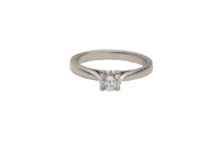 A DIAMOND SOLITAIRE RING