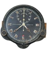 A VINTAGE 'TIME OF TRIP' INSTRUMENT PANEL CLOCK/CHRONOGRAPH