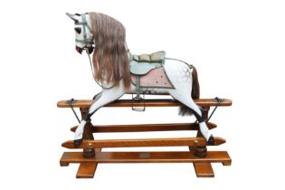 STEVENSON BROTHERS ROCKING HORSE, PLAQUE DATED 1996