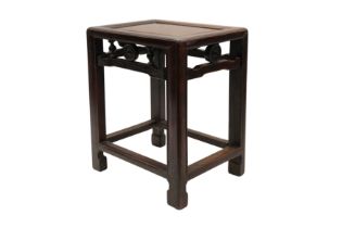 A CHINESE HARDWOOD TABLE