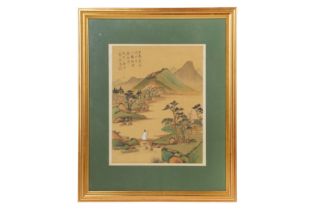 A CHINESE LANDSCAPE PAINTING 山水