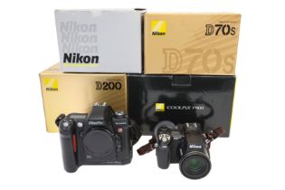 A Selection of Nikon Digital Cameras.