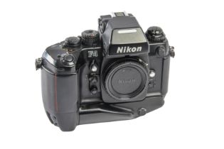 A Nikon F4 Camera.