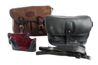A Selection of Leica Leather Goods.