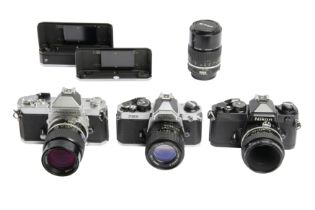 Black Nikon FE & Other Nikon Cameras & Lenses.