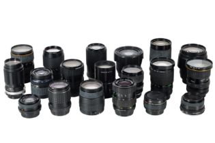 A Large Selection of SLR Lenses.