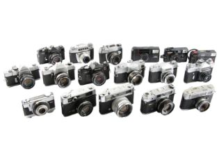 A Yashica LYNX 14 with 45mm f1.4 & Other Cameras.