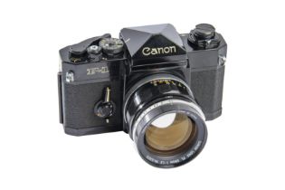 Canon F1 with 58mm f1.2 FL.