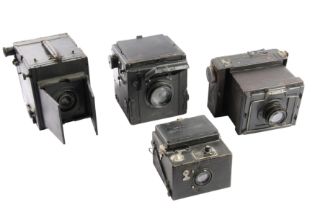 Four Large Format Reflex Cameras.