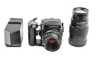 A Bronica ETRS Medium Format Camera Outfit.