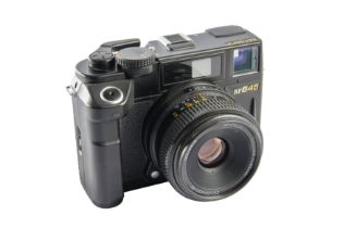 A Bronica 645 Medium Format Rangefinder Camera