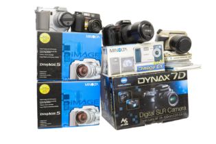 A Large Selection of Minolta Digital and Film cameras.