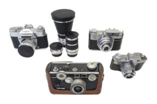 A Selection of Voigtlander Camera Equipment & Other Cameras.