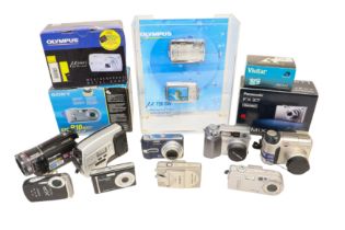 A Large Selection of digital Point and Shoot Compact Cameras.