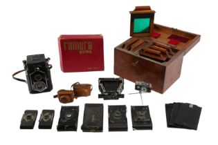 Kowa Ramera & Various Folding Cameras.