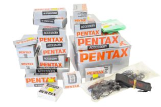 A Large Selection of Pentax Boxed Accessories.