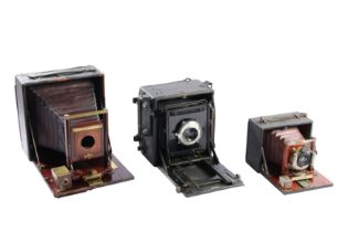 Graflex 4x5 U.S. Military & Two Plate Cameras.