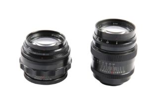 A Pair of Jupiter 9 85mm f2 Lenses.