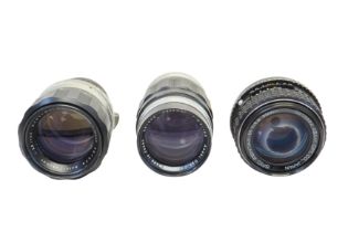 Three Pentax Lenses.