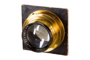 A Ross London 10" f/4.5 Xpres Brass Lens