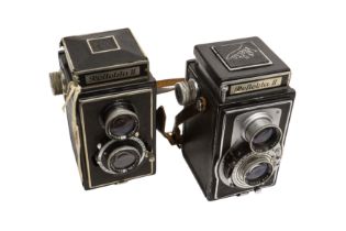 Two Welta Reflekta II TLR Cameras.