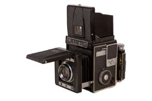 A Musashino-Koki Rittreck IIa Medium Format SLR Camera