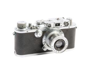 A Leica III With 50mm f3.5 Elmar Lens.