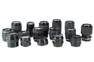 A Large Selection of SLR Lenses.