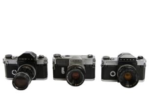 Three Canonflex SLR Cameras.