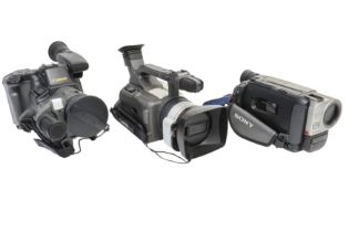 Three Digital Camcorders.