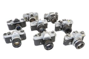 A Selection of Mechanical SLR Cameras.