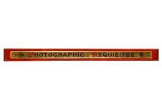 A Photography Shop Glass Sign c.1900