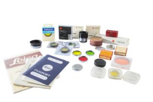A Selection of Leica Filters and Accessories.
