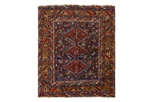 AN ANTIQUE HAMSEH RUG, SOUTH-WEST PERSIA