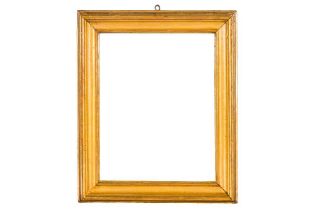 AN ITALIAN 19TH CENTURY SALVATOR ROSA GILDED MOULDING FRAME