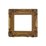 A PAIR OF LOUIS XV CARVED AND GILDED FRAMES