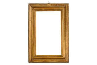 AN ITALIAN 18TH CENTURY GILDED MOULDING FRAME