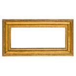 A 19TH CENTURY CARLO MARATTA CARVED AND GILDED FRAME