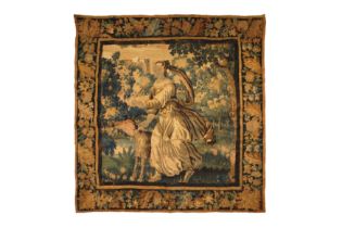 A FRENCH OR FLEMISH VERDURE TAPESTRY, 18TH CENTURY