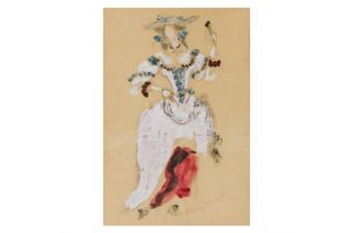 § Oliver Messel, Costume design for Ariadne at the Edinburgh Festival, 1950