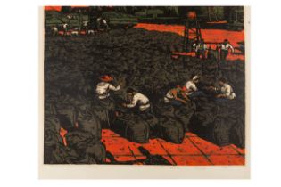 Dong Hongjian Woodcut Prints