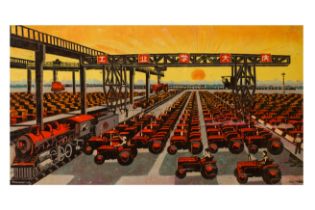 Tractor Factory – Mixed Media