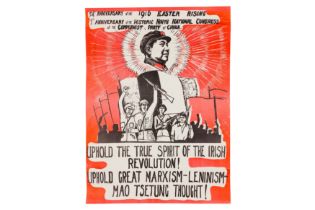 Poster: 54th Anniversary of the 1916 Easter Rising . . . Uphold the True Spirit of the Irish Revolut