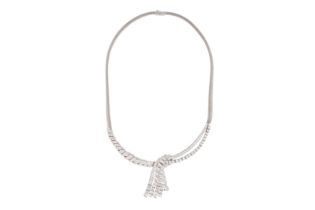 A DIAMOND CONVERTIBLE NECKLACE BY SCHILLING